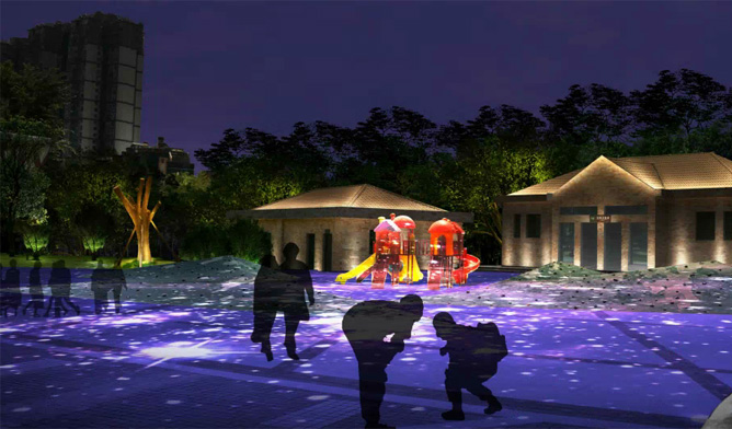 南充體育公園兒童樂園—亮化工程設(shè)計案例